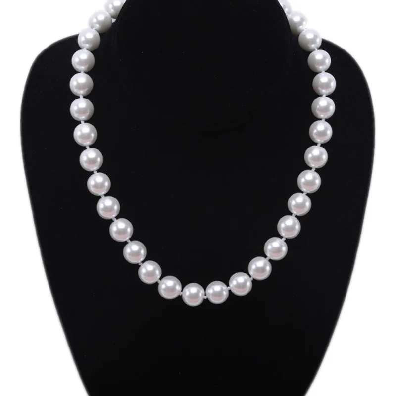 JYX 2019 charming necklace white 12mm Seashell Pearl Round Beads Necklace high quality 18" elegant jewelry for women
JYX 2019 charming necklace white 12mm Seashell Pearl Round Beads Necklace high quality 18" elegant jewelry for women