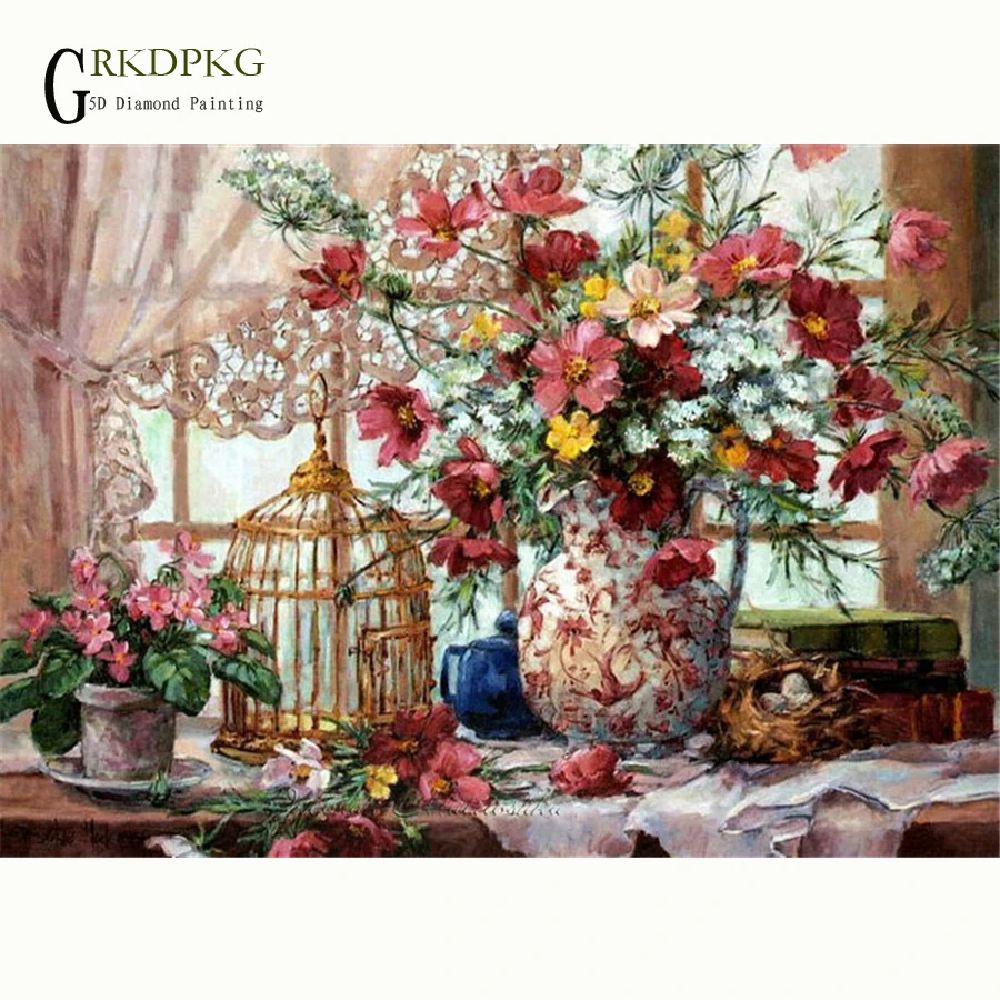 5d diy diamond painting cross stitch diamond embroidery diamond mosaic pattern home decor european vase rose flower drill gift
5d diy diamond painting cross stitch diamond embroidery diamond mosaic pattern home decor european vase rose flower drill gift