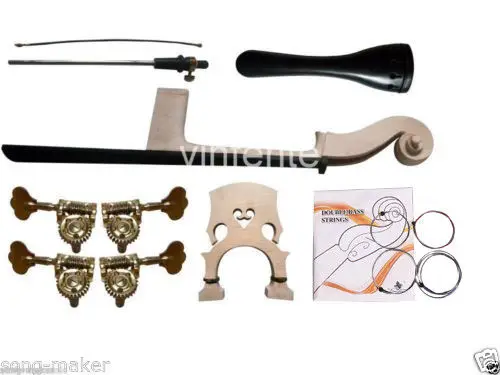 3/4 New Upright double bass Accessories Bass Neck Peg Fingerboard Tailpiece End pin Bridge
3/4 New Upright double bass Accessories Bass Neck Peg Fingerboard Tailpiece End pin Bridge
