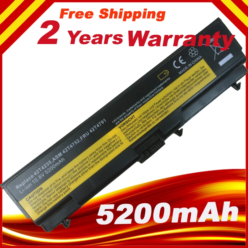 New laptop battery for Lenovo ThinkPad T410 T410i T420i T510 T520 L512 42T4751 W510 4389 W520 Edge 14" 15" SL410 51J0499
New laptop battery for Lenovo ThinkPad T410 T410i T420i T510 T520 L512 42T4751 W510 4389 W520 Edge 14" 15" SL410 51J0499