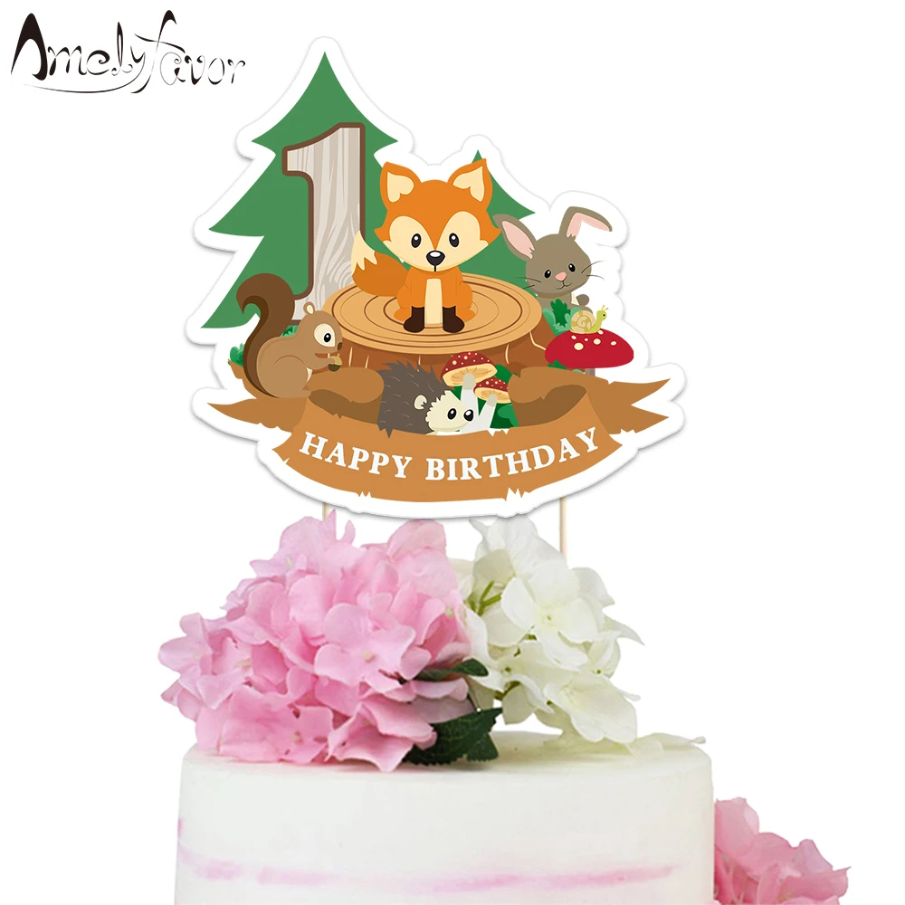 Woodland Animals Theme Party Paper Cake Topper Series 3 Happy Birthday Shower Decoration Custom-Made Personalized Cake Topper
Woodland Animals Theme Party Paper Cake Topper Series 3 Happy Birthday Shower Decoration Custom-Made Personalized Cake Topper