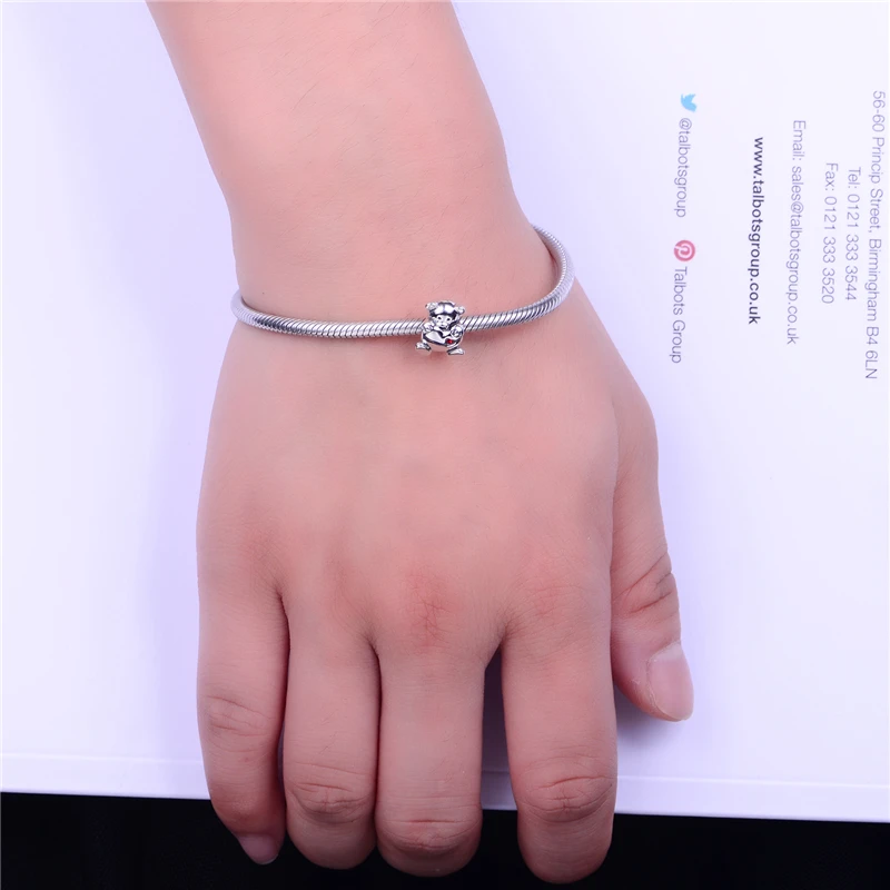 Bear Beads Diy Jewelry Authentic Charms Silver 925 Original Bead Fit European Style Bracelets Snake Chains GW Brand X178
Bear Beads Diy Jewelry Authentic Charms Silver 925 Original Bead Fit European Style Bracelets Snake Chains GW Brand X178
