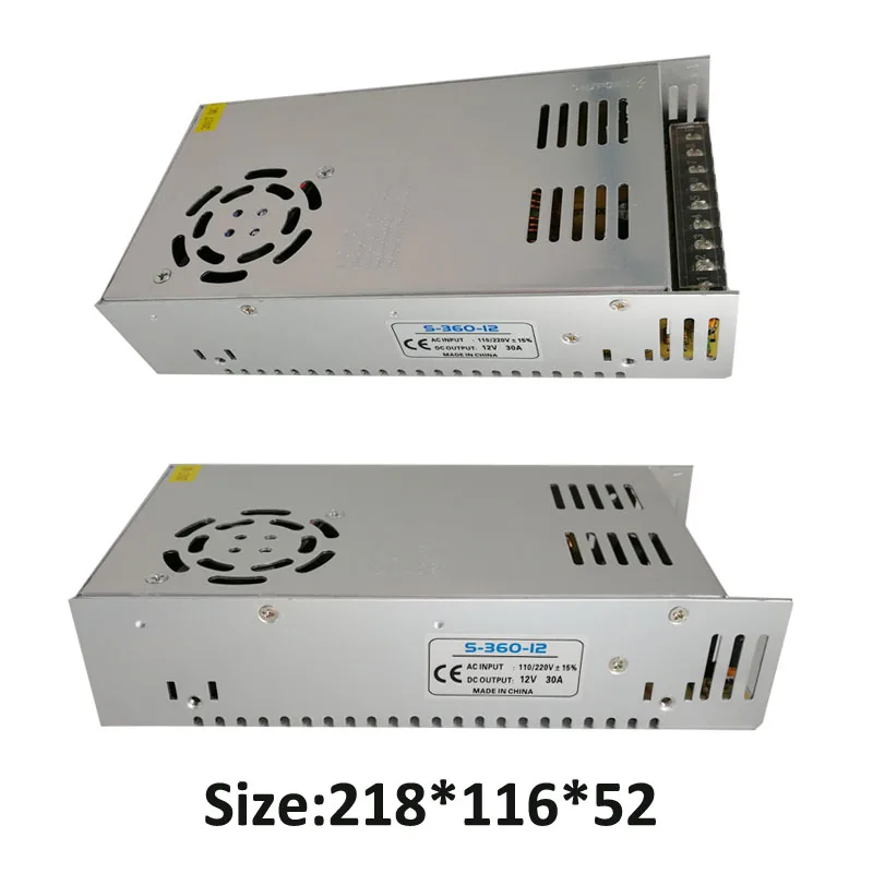RiRi won DC 12V Power Supply Lighting Transformer driver Switch for LED Strips Adapter AC 220V 1.25A 2A 3A 10A 15A 25A 30A 33A
RiRi won DC 12V Power Supply Lighting Transformer driver Switch for LED Strips Adapter AC 220V 1.25A 2A 3A 10A 15A 25A 30A 33A