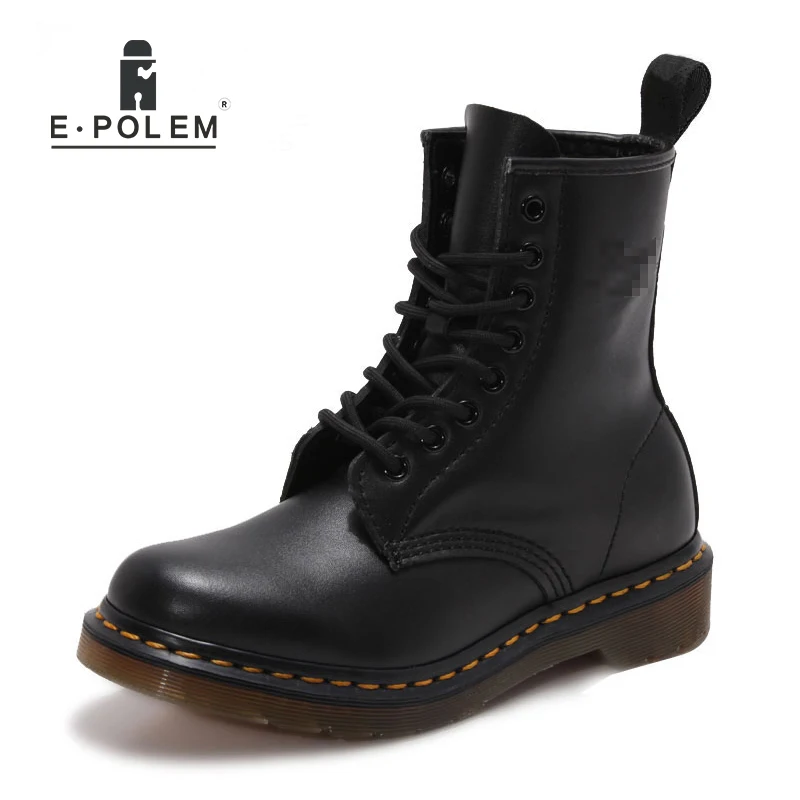 Genuine Leather Velvet Martin Boots Women Unisex High Quality Flat Thick Heel Round Toe Autumn Winter Ankle Boot Shoes Botas
Genuine Leather Velvet Martin Boots Women Unisex High Quality Flat Thick Heel Round Toe Autumn Winter Ankle Boot Shoes Botas