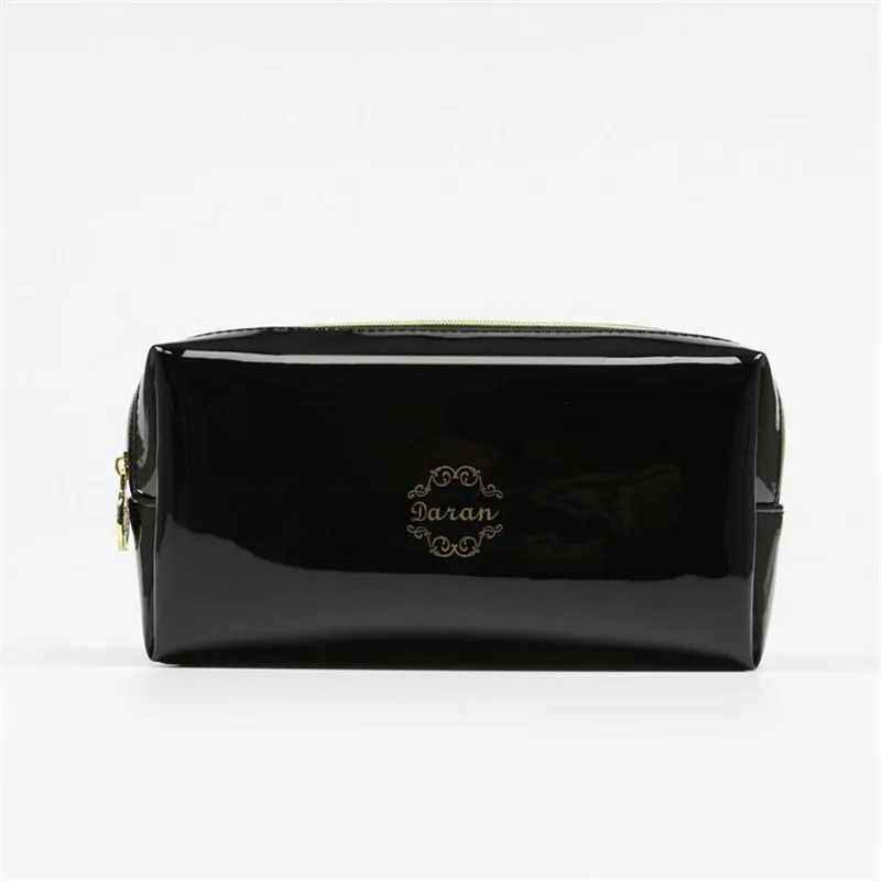 Quality PU leather Zipper Pillow Shaped Brand Cosmetic Bag Make Up Toiletry Bag Cosmetic Pouch Black trousse de maquillage
Quality PU leather Zipper Pillow Shaped Brand Cosmetic Bag Make Up Toiletry Bag Cosmetic Pouch Black trousse de maquillage