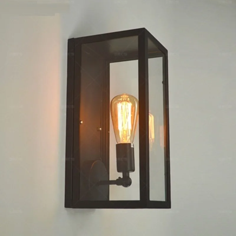 LukLoy Retro Wall Lamp Glass Box Aisle Sconce Corridor Restaurant Barber Vintage Iron Wall Lights Industrial Wind LED Wall Lamp
LukLoy Retro Wall Lamp Glass Box Aisle Sconce Corridor Restaurant Barber Vintage Iron Wall Lights Industrial Wind LED Wall Lamp