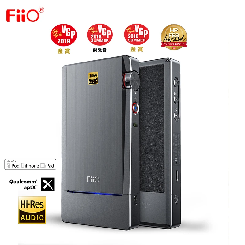 FIIO Q5 Flagship Bluetooth DSD-Capable Portable HIFI AMP DSD Decoder MFi USB Sound DAC Amplifier AptX MFI certified 3.5mm 2.5mm
FIIO Q5 Flagship Bluetooth DSD-Capable Portable HIFI AMP DSD Decoder MFi USB Sound DAC Amplifier AptX MFI certified 3.5mm 2.5mm