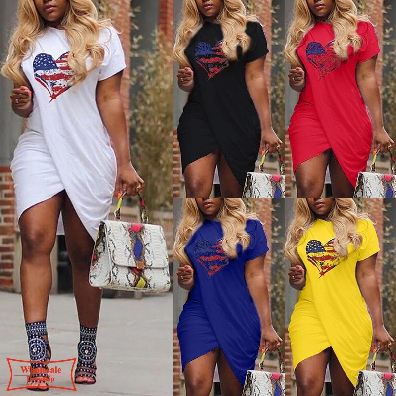 Plus Size T Shirt Dress Casual Large Dresses Women Elegant Heart Print Clothes 4XL 5XL 6XL Big Size Short Sleeve Vestido Suelto
Plus Size T Shirt Dress Casual Large Dresses Women Elegant Heart Print Clothes 4XL 5XL 6XL Big Size Short Sleeve Vestido Suelto