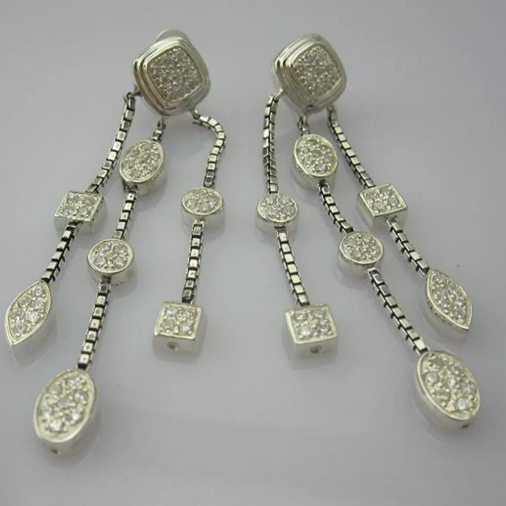 925 Silver Jewelry Pave Diamond Earrings Design Jewelry Brand Earrings alentine's Day Gifts Birthday Gifts Christmas Gifts
925 Silver Jewelry Pave Diamond Earrings Design Jewelry Brand Earrings alentine's Day Gifts Birthday Gifts Christmas Gifts