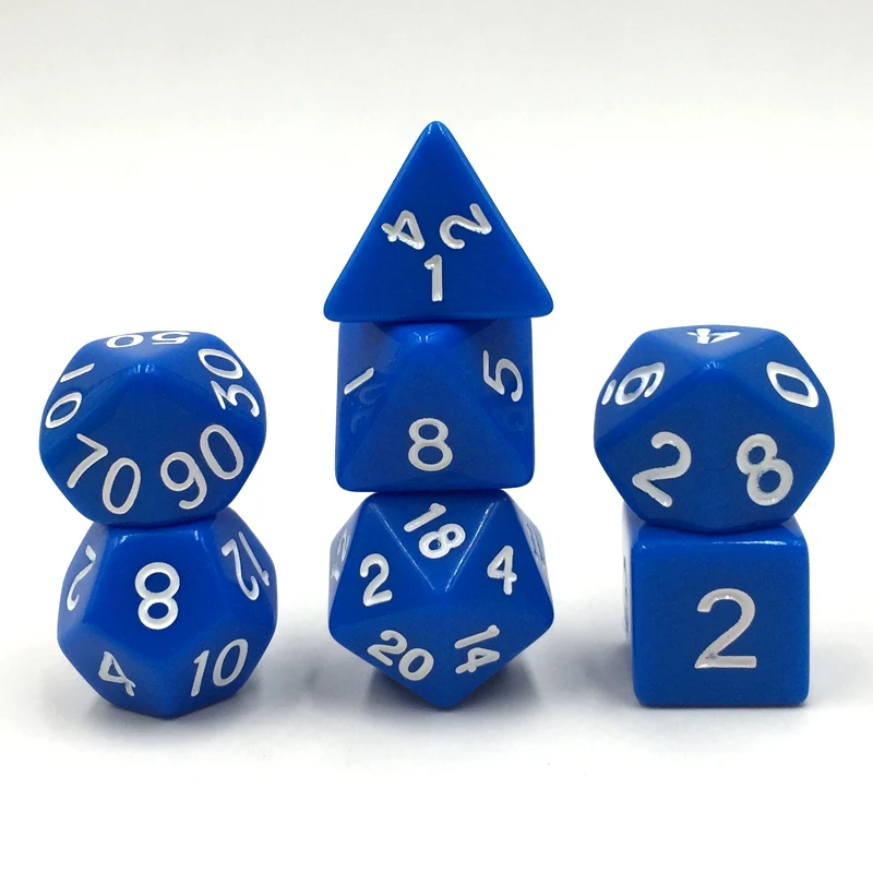 Rollooo Dice 7pc/set Polyhedral Dice Rpg Dice