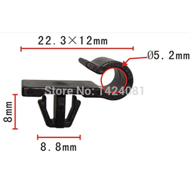 100x OEM Nylon Windshield 3/16" 5mm Hose Tube Rivet Retainer Clip for 6mm Hole for Toyota ALPHARD
100x OEM Nylon Windshield 3/16" 5mm Hose Tube Rivet Retainer Clip for 6mm Hole for Toyota ALPHARD