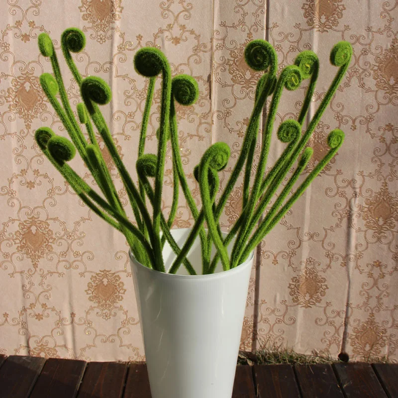 5pcs Artificial Curl Fern bud High Simulation Flocked Fern Plant Floral Arrangement Accessory
5pcs Artificial Curl Fern bud High Simulation Flocked Fern Plant Floral Arrangement Accessory