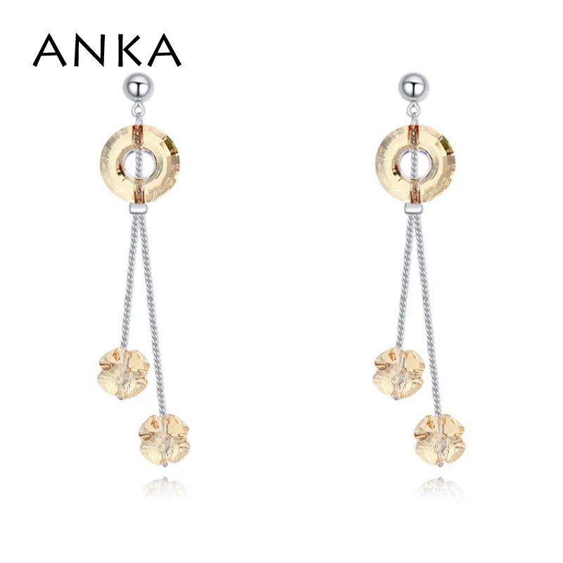 ANKA simple double lines crystal long earrings office lady charm jewelry earrings for women Crystals from Austria #125113
ANKA simple double lines crystal long earrings office lady charm jewelry earrings for women Crystals from Austria #125113