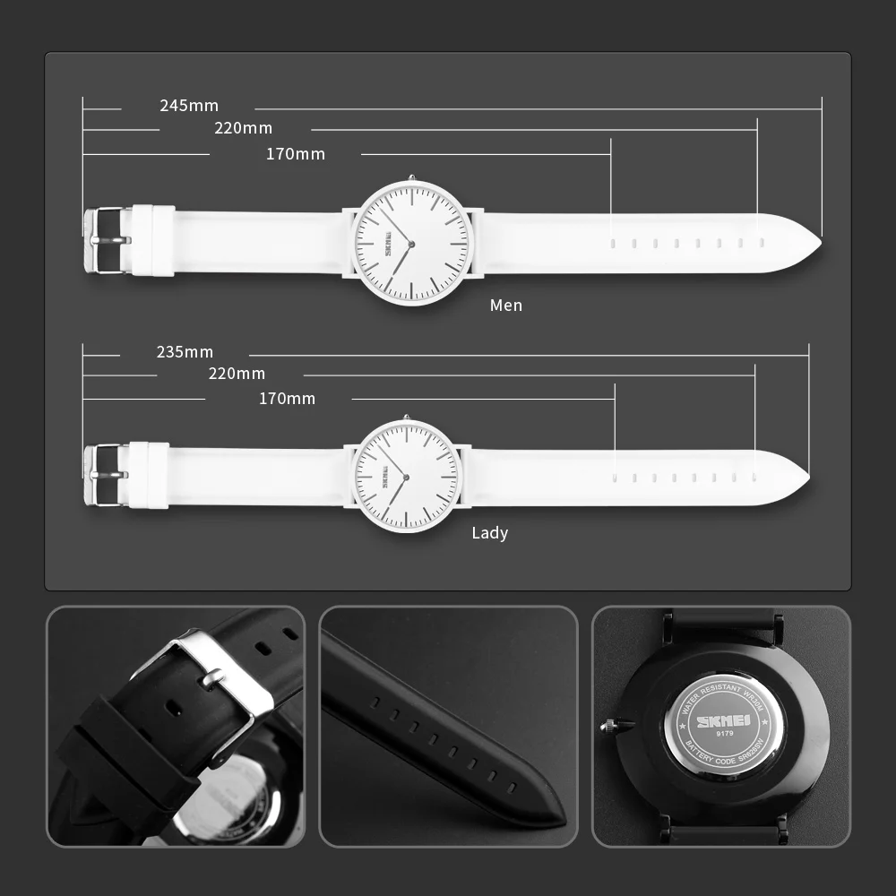 SKMEI Quartz Couples Lovers Watch Top Brand Luxury Fashion Silicone Waterproof Women Men Watches Relojes Hombre 2020 Modernos
SKMEI Quartz Couples Lovers Watch Top Brand Luxury Fashion Silicone Waterproof Women Men Watches Relojes Hombre 2020 Modernos