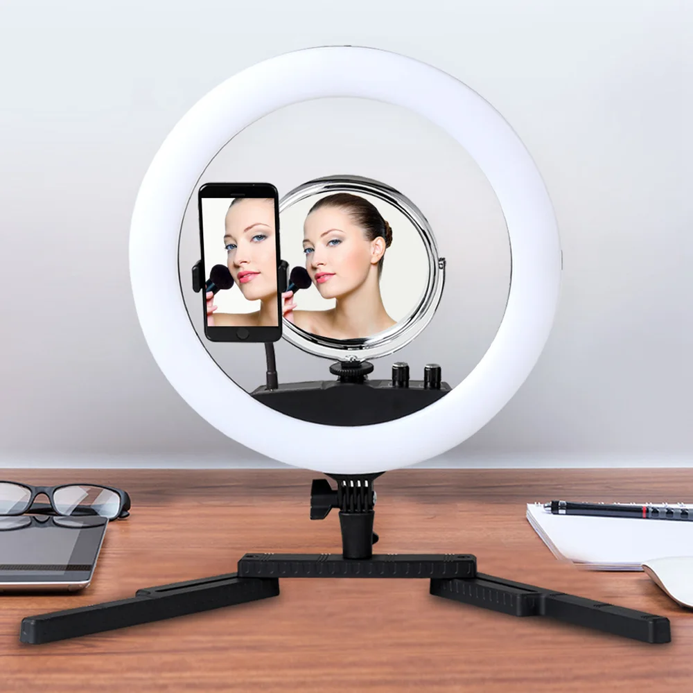 GSKAIWEN 12" LED Ring Light Annular Lamp Bi-color 3200K-5500K CRI90+ Ring Lamps for Photography Dimmable Ring Lamp for Portrait
GSKAIWEN 12" LED Ring Light Annular Lamp Bi-color 3200K-5500K CRI90+ Ring Lamps for Photography Dimmable Ring Lamp for Portrait