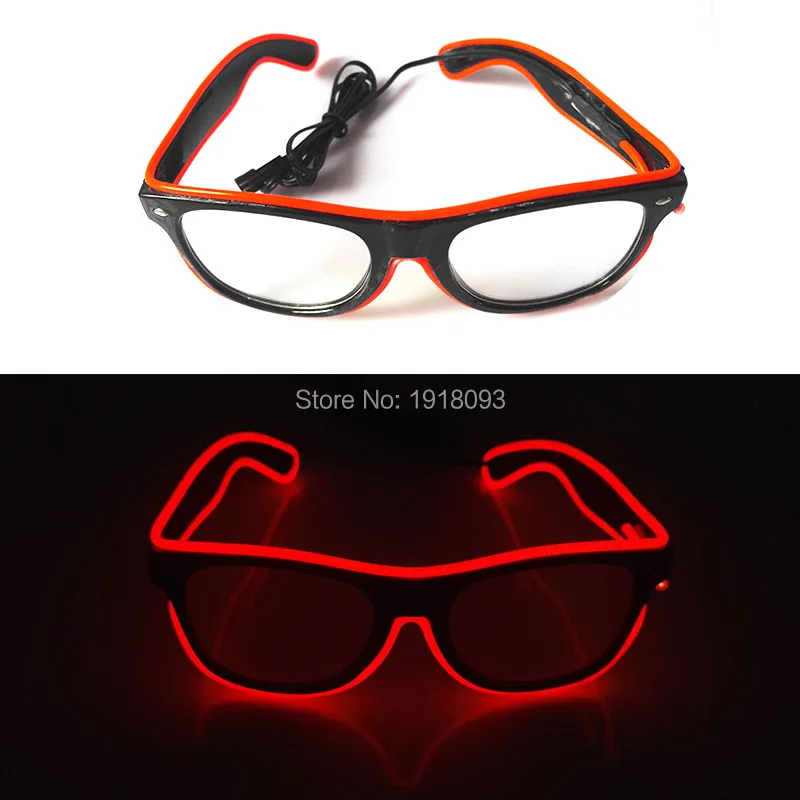 Bright Color Red DC-3V EL Wire Sunglasses LED Waterproof Neon glow light EL wire glowing For Party DJ Bright Supplies
Bright Color Red DC-3V EL Wire Sunglasses LED Waterproof Neon glow light EL wire glowing For Party DJ Bright Supplies