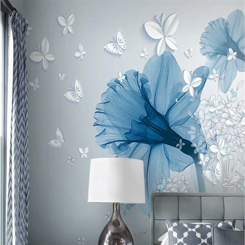 beibehang Customize any size fresco wallpapers three-dimensional flowers 3d stereo backdrops simple European style wall
beibehang Customize any size fresco wallpapers three-dimensional flowers 3d stereo backdrops simple European style wall