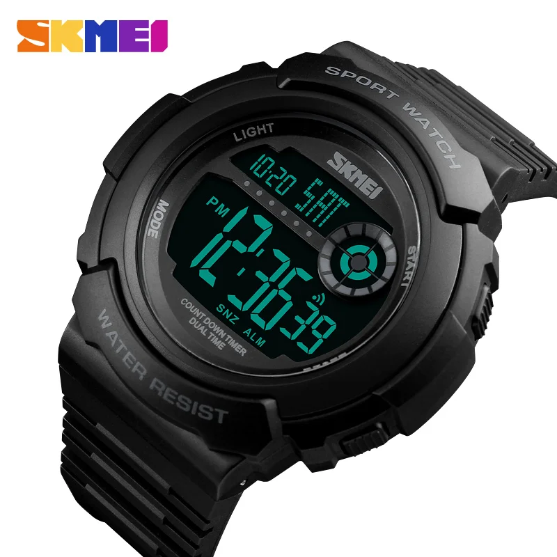 SKMEI Fashion Casual Sport Watch Men 5Bar Waterproof Chronograph Watches Alarm Clock Digital Watch Relogio Masculino 1367
SKMEI Fashion Casual Sport Watch Men 5Bar Waterproof Chronograph Watches Alarm Clock Digital Watch Relogio Masculino 1367