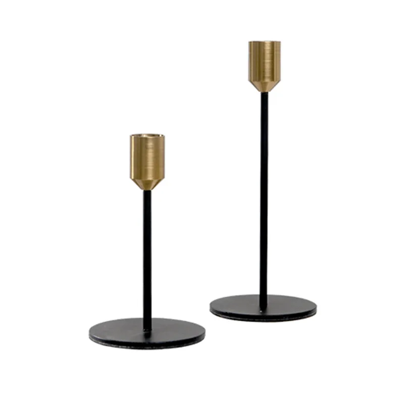 Modern Style Gold With Black Metal Candle Holders Wedding Decoration Bar Party Home Decor Candlestick
Modern Style Gold With Black Metal Candle Holders Wedding Decoration Bar Party Home Decor Candlestick