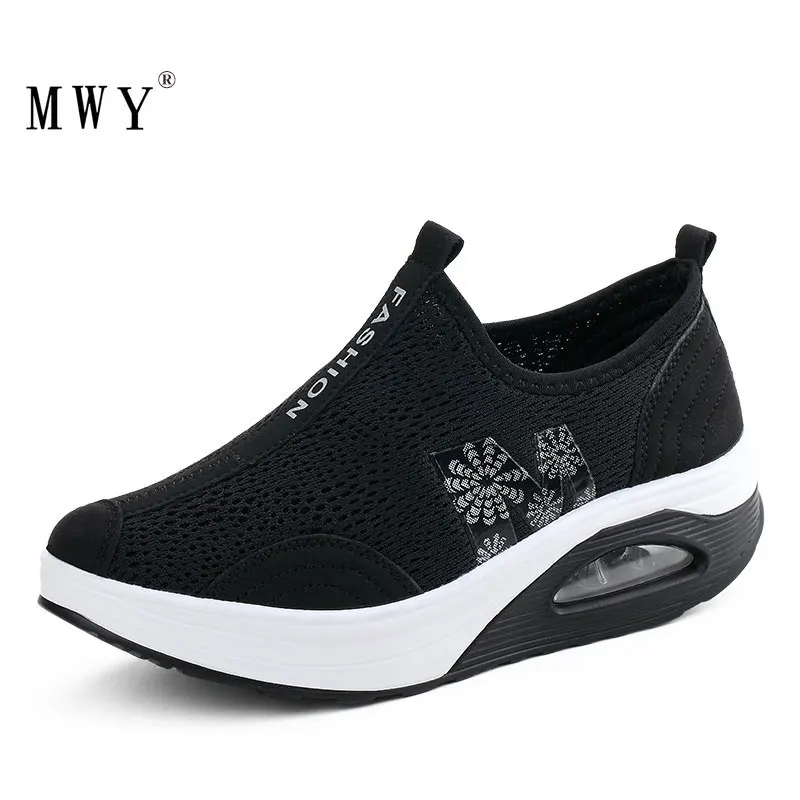 MWY Womens Flats Casual Shoes Cushion Breathable Sneakers Zapatos Mujer Fashion Platform Shoes Heels Walking Rocking Shoes
MWY Womens Flats Casual Shoes Cushion Breathable Sneakers Zapatos Mujer Fashion Platform Shoes Heels Walking Rocking Shoes