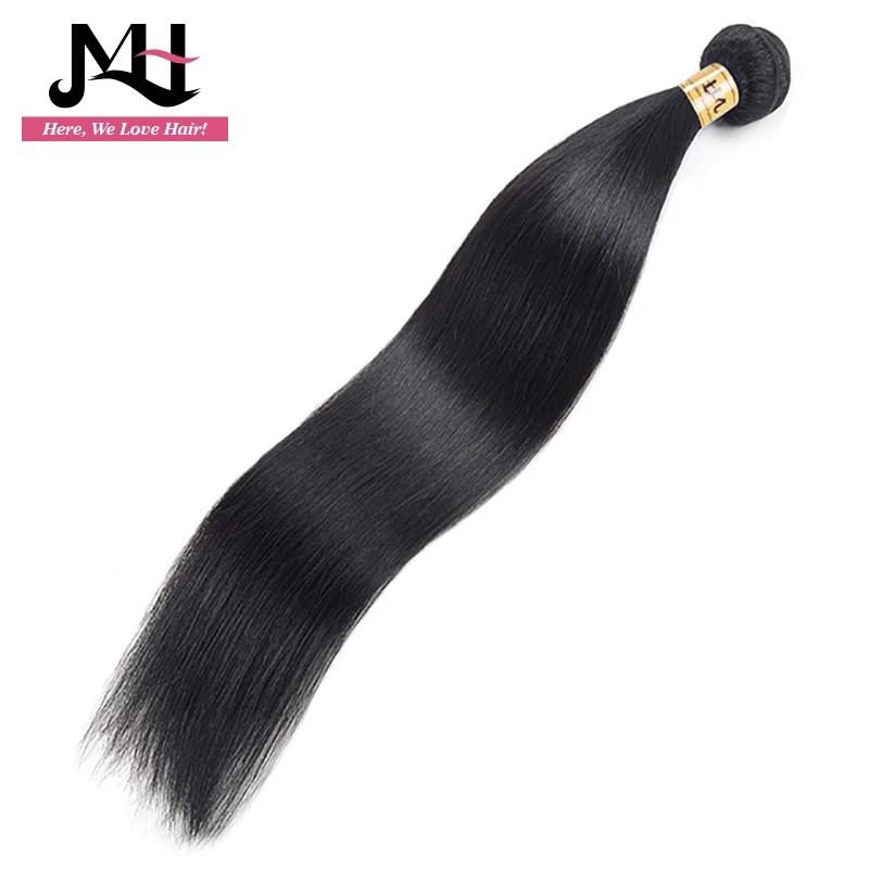 JVH перуанские прямые волосы для плетения 8 " 28" Remy натуральный цвет машина