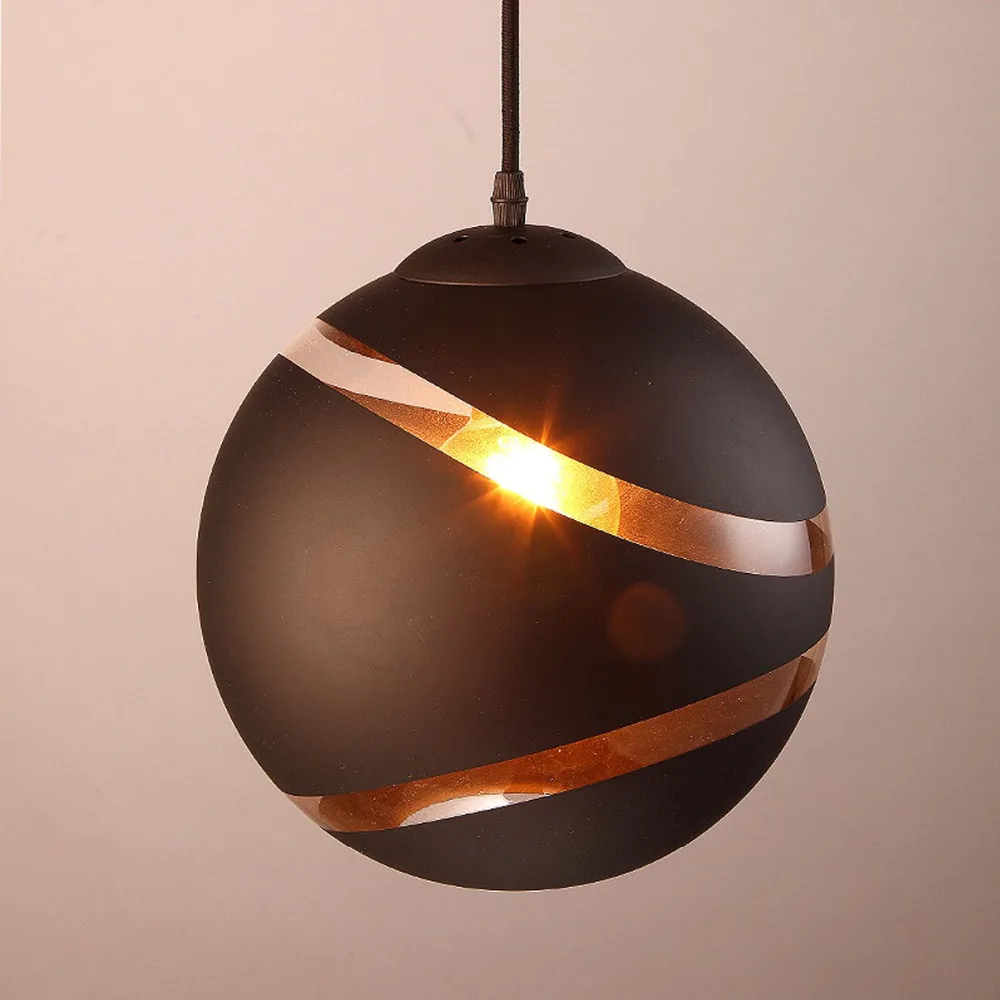 

Suspension Luminaire Designer Glass Chandelier Minmalist Loft Casual Transparent Living Room Bedroom Round Ball E27 Led