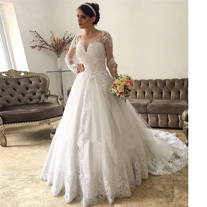 2022A line Tulle Lace Long Sleeves Vintage Wedding Dresses button Vestidos De Novia Custom Made wedding gowns Bridal Gown
2022A line Tulle Lace Long Sleeves Vintage Wedding Dresses button Vestidos De Novia Custom Made wedding gowns Bridal Gown