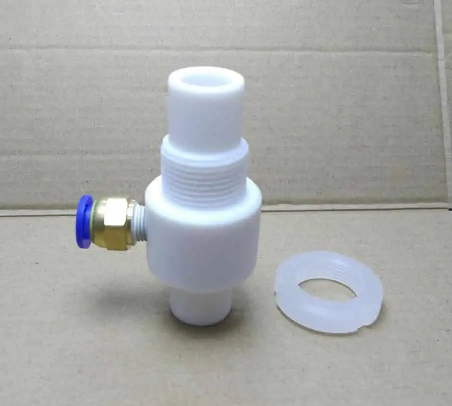 Air Vacuum Amplifier for Tetrafluoro Pneumatic Conveyor Particulate Material Conveyor Interface 18, 13, 8 mm
Air Vacuum Amplifier for Tetrafluoro Pneumatic Conveyor Particulate Material Conveyor Interface 18, 13, 8 mm