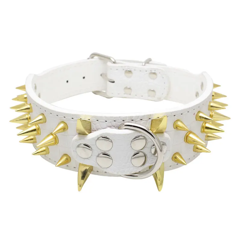 Rivet PU Leather Dog Collar Cool Spiked Studded Pet Puppy Collars for For Small Medium Large dogs
Rivet PU Leather Dog Collar Cool Spiked Studded Pet Puppy Collars for For Small Medium Large dogs