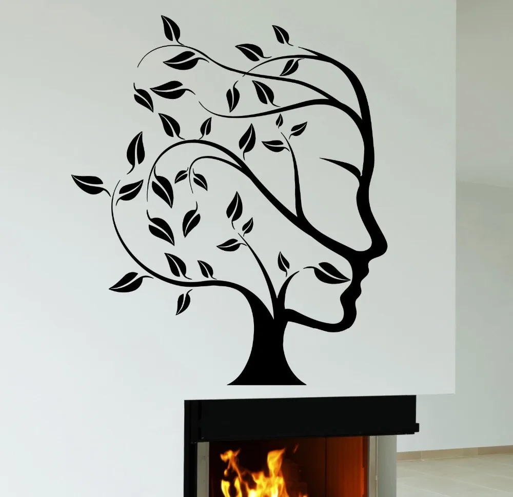 Abstract Nature Tree Woman Face Wall Sticker Creative Art Design Wall Decals Home Room Art Decorative Wall Mural Y-806
Abstract Nature Tree Woman Face Wall Sticker Creative Art Design Wall Decals Home Room Art Decorative Wall Mural Y-806
