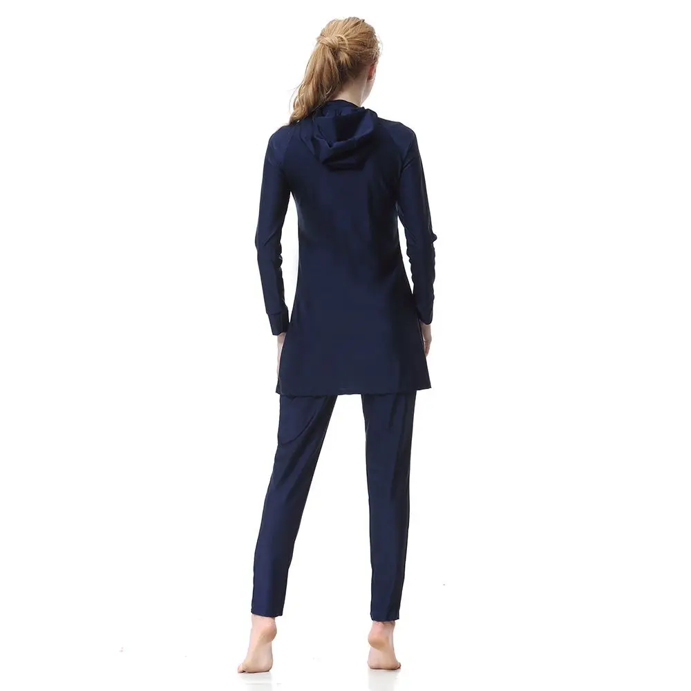 Muslim Swimwear Modest Full Cover Female Swimsuit Bathing Suit for Girls Wirefree Padded Islamic Arab Beach Wear XX-399 | Спорт и