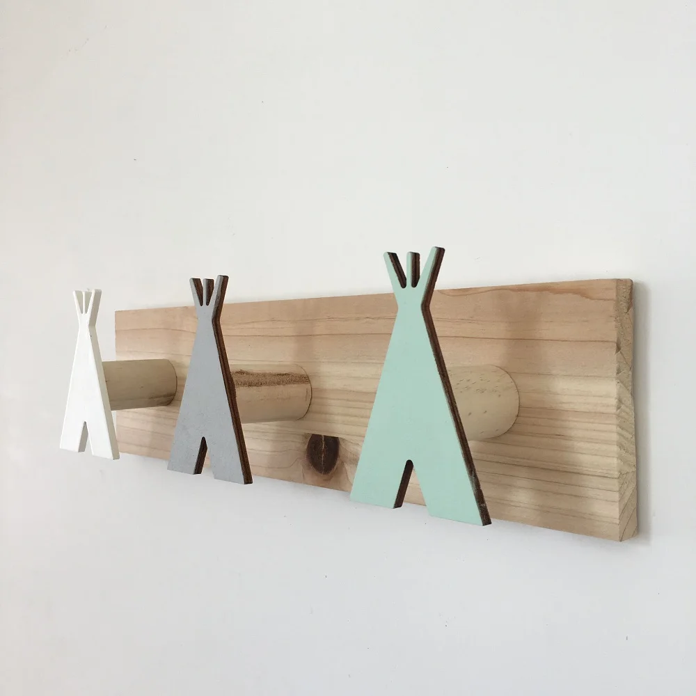 Cute wooden tent hook rail for kids room wall decorate ECO hanger hook for kids room
Cute wooden tent hook rail for kids room wall decorate ECO hanger hook for kids room