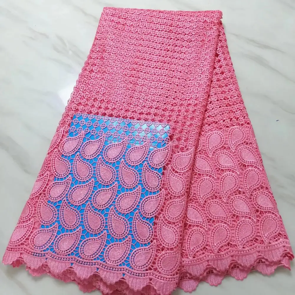 Cassiel New Arrival African Lace Fabrics 2019 High Quality Cord Guipure Lace Fabric Women Nigerian Water Soluble Lace Fabric
Cassiel New Arrival African Lace Fabrics 2019 High Quality Cord Guipure Lace Fabric Women Nigerian Water Soluble Lace Fabric