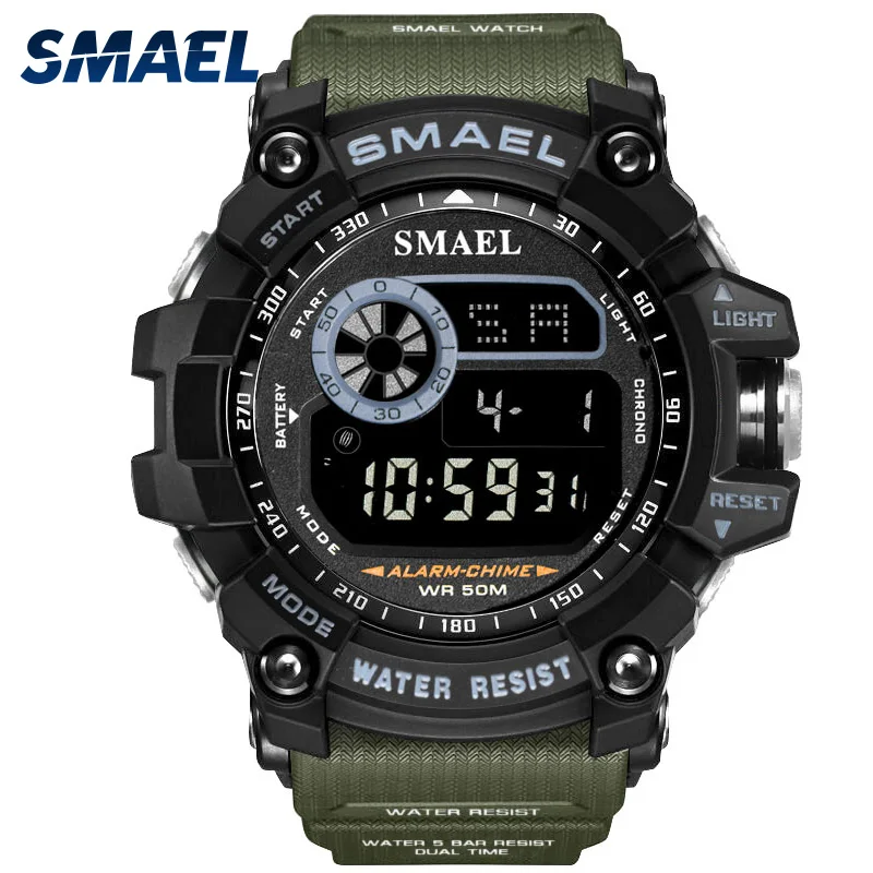SMAEL Men Watches Military Army LED Digital Wristwatch relogio masculino Clock Men Big Dial 8010 Digital Watches Sports Outdoor
SMAEL Men Watches Military Army LED Digital Wristwatch relogio masculino Clock Men Big Dial 8010 Digital Watches Sports Outdoor