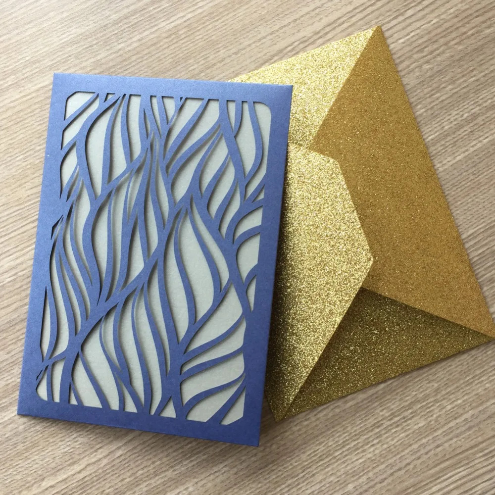40pcs/lot Luxury Gold Sea Sprary Laser Cut Wedding Invitations Card Elegant Wedding Envelopes Event Party Wedding Decoration
40pcs/lot Luxury Gold Sea Sprary Laser Cut Wedding Invitations Card Elegant Wedding Envelopes Event Party Wedding Decoration