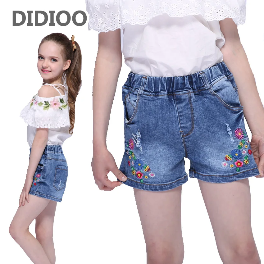 Kids Jeans Shorts For Girls Clothes High Waist Denim Pants For Girls Floral Trousers 2 3 4 5 6 7 8 10 12 Years Summer Hot Pants
Kids Jeans Shorts For Girls Clothes High Waist Denim Pants For Girls Floral Trousers 2 3 4 5 6 7 8 10 12 Years Summer Hot Pants