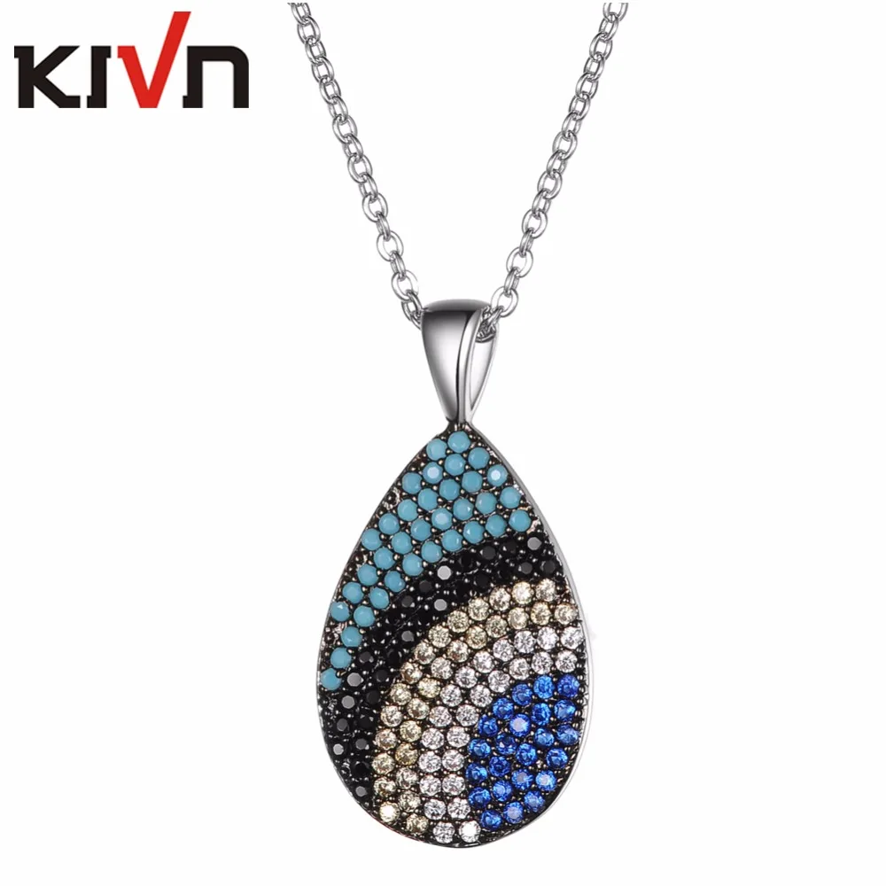 KIVN Fashion Jewelry Turkish Blue eye Pave Cubic Zirconia Women Girls Bridal Wedding Pendant Necklaces Graduation Birthday Gifts
KIVN Fashion Jewelry Turkish Blue eye Pave Cubic Zirconia Women Girls Bridal Wedding Pendant Necklaces Graduation Birthday Gifts