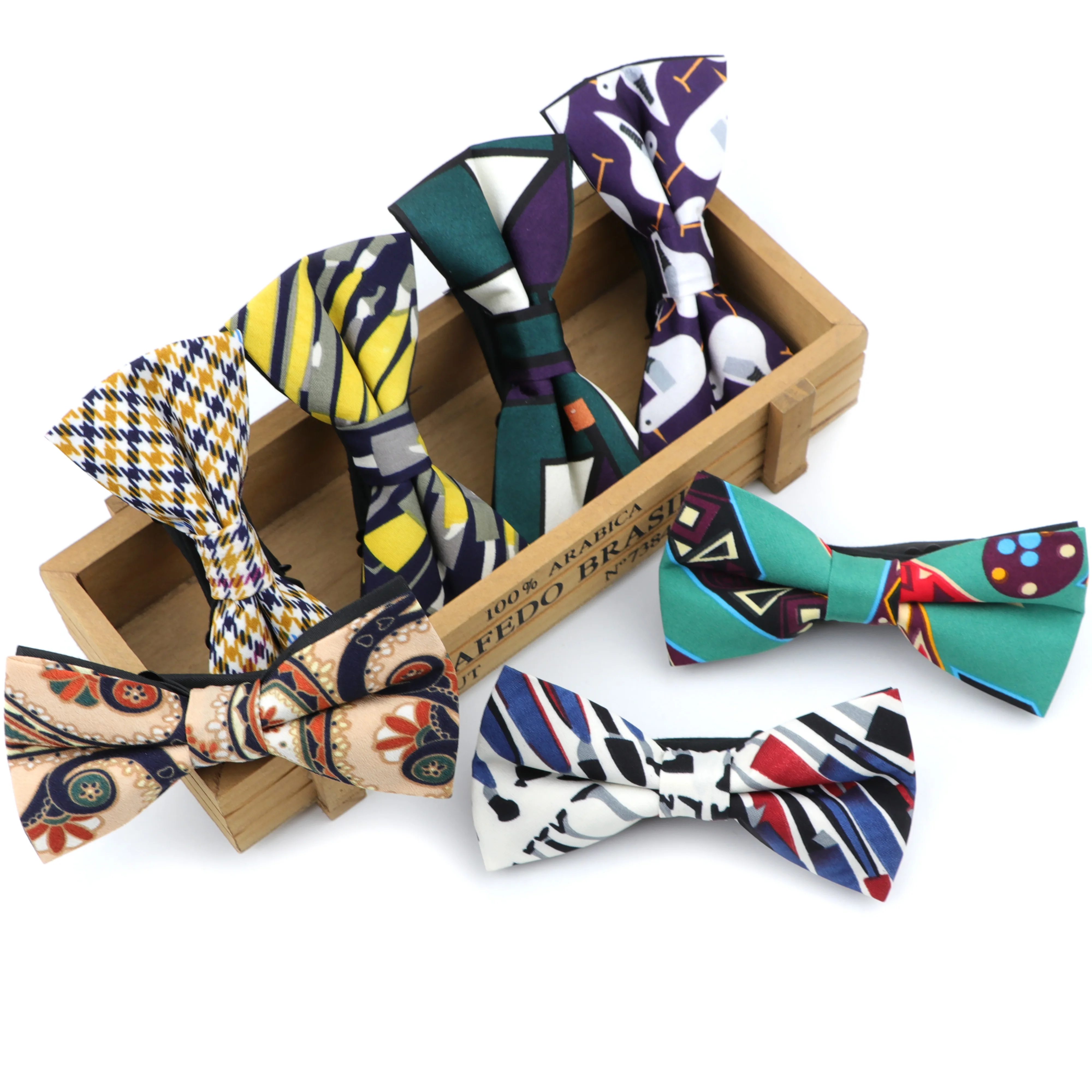Fashion New Geometric Bow Ties Polyester Bohemian Style Colorful Bowtie For Men Wedding Party Business Butterfly Cravats
Fashion New Geometric Bow Ties Polyester Bohemian Style Colorful Bowtie For Men Wedding Party Business Butterfly Cravats