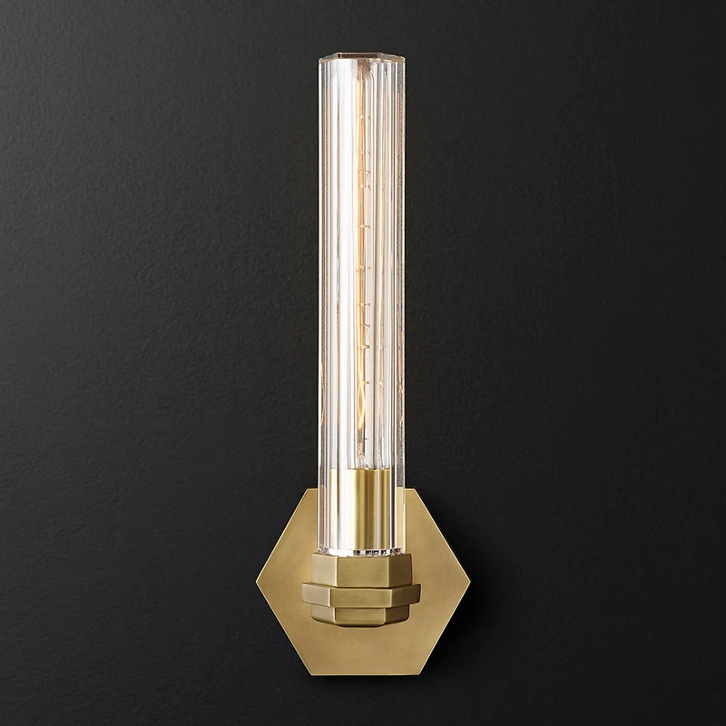 New American RH Loft Led Wall Lamp Copper Mateiral Crystal Shades Led Wall Scones Retro Luxury Lustre Lamparas Lighting Fixtures
New American RH Loft Led Wall Lamp Copper Mateiral Crystal Shades Led Wall Scones Retro Luxury Lustre Lamparas Lighting Fixtures