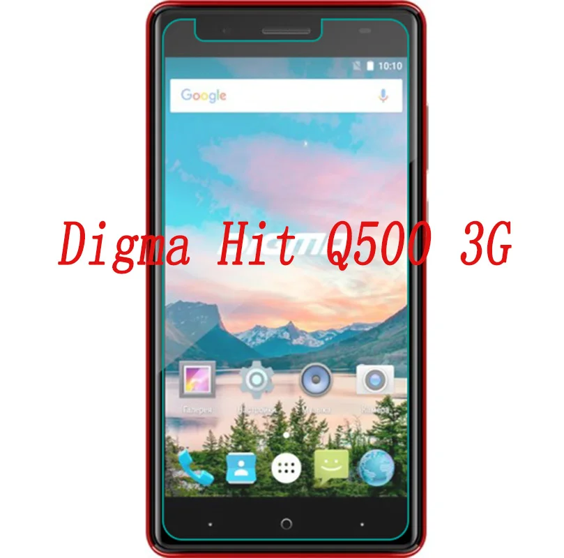 Защитное стекло для Digma Hit Q500 3G ультратонкое прозрачное 2 шт. | Мобильные телефоны и