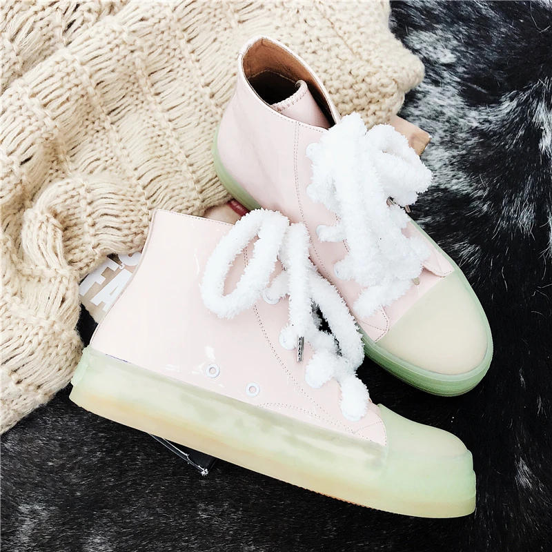 BuonoScarpe Fluffy Lace Up Ankle Boots High Top Patchwork Sneakers Platform Shoes Laces Round Toe Warm Winter Plush in Botas
BuonoScarpe Fluffy Lace Up Ankle Boots High Top Patchwork Sneakers Platform Shoes Laces Round Toe Warm Winter Plush in Botas