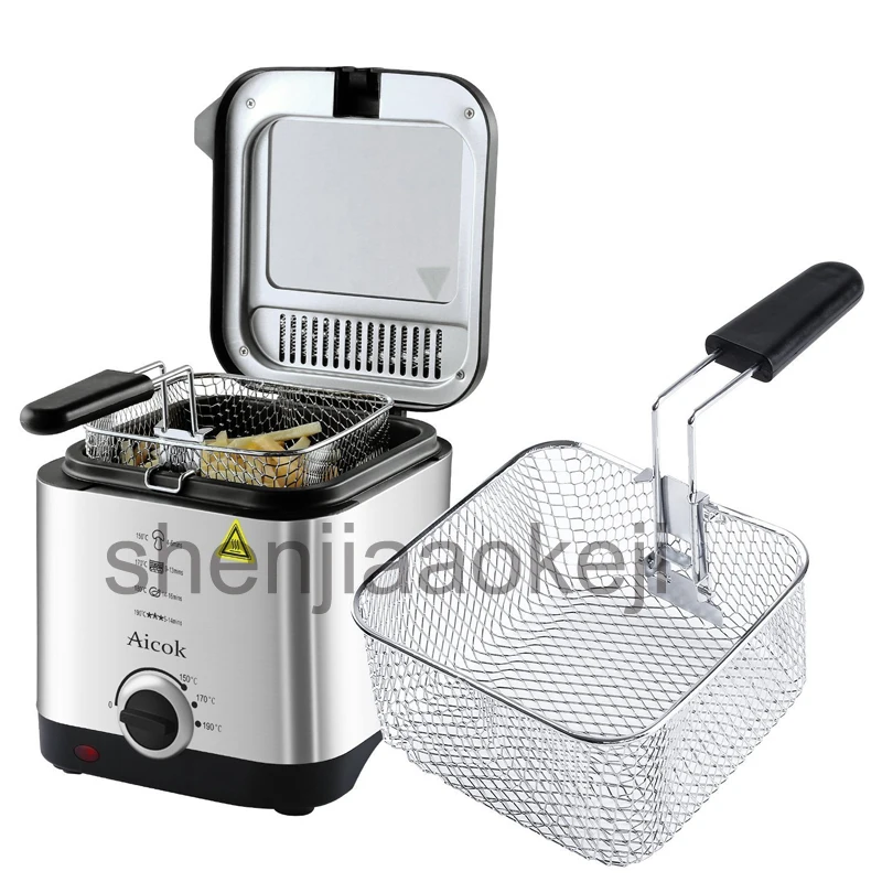 Mini deep fat fryer Electric fryer smart home fryer large capacity oil-free French fries machine 220V 900W 1.5L 1pc
Mini deep fat fryer Electric fryer smart home fryer large capacity oil-free French fries machine 220V 900W 1.5L 1pc