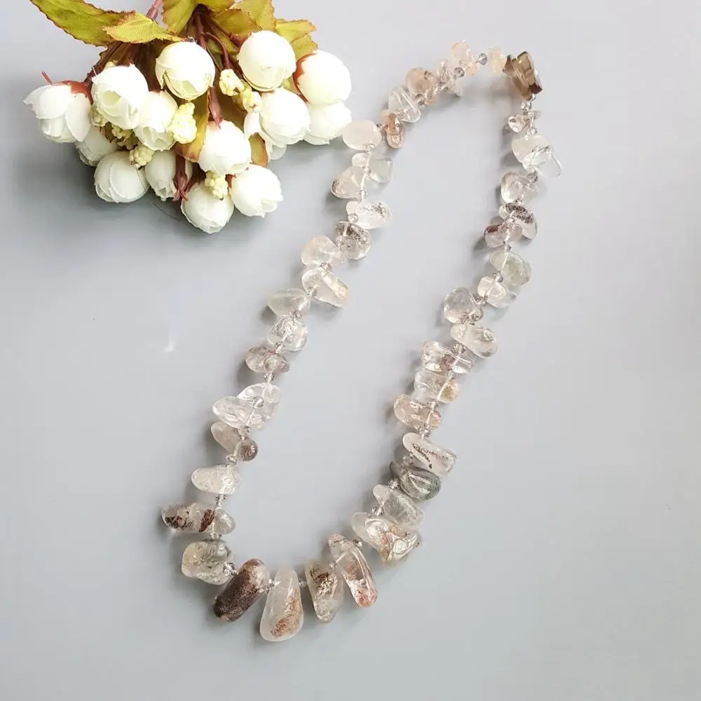 Lii Ji Natural Stone Necklace Phantom Quartz Necklace Toggle Clasp 50cm/20'' Women Jewelry
Lii Ji Natural Stone Necklace Phantom Quartz Necklace Toggle Clasp 50cm/20'' Women Jewelry