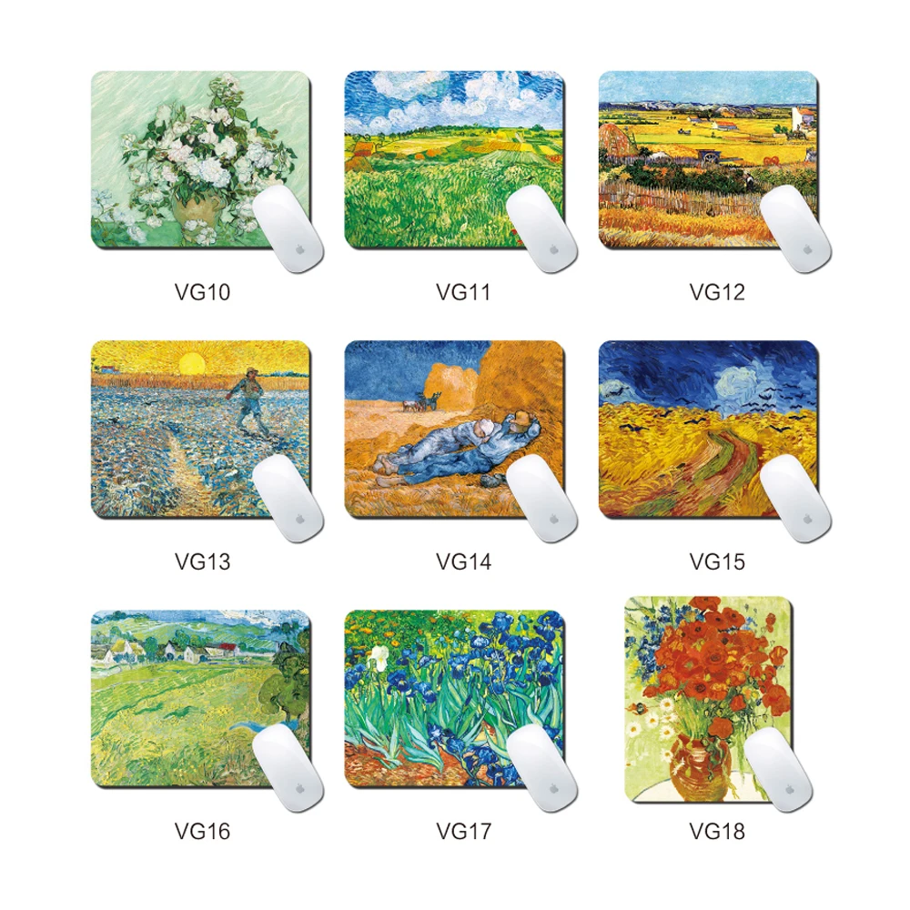 Mouse Pads Pad Gaming Mousepad Van Gogh Painting Pictorial Design Mouse Pad Mats for Laptop Computer Office School Accessories
Mouse Pads Pad Gaming Mousepad Van Gogh Painting Pictorial Design Mouse Pad Mats for Laptop Computer Office School Accessories