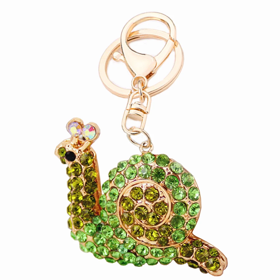 Creative Rhinestone Cute Little Snail Keychain Charm Women Handbag Keyring Car Key Holder Ring Bag Accessory Friends Gift R179
Creative Rhinestone Cute Little Snail Keychain Charm Women Handbag Keyring Car Key Holder Ring Bag Accessory Friends Gift R179