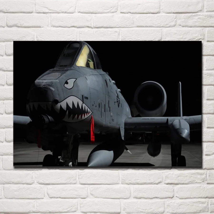 military A 10 bomber jet fighter airplane thunderbolt warthog posters on the wall picture home living room decoration QX015
military A 10 bomber jet fighter airplane thunderbolt warthog posters on the wall picture home living room decoration QX015