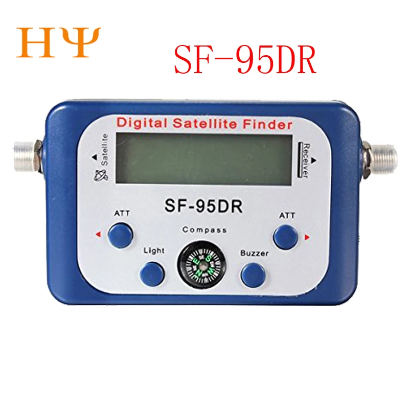 Digital Satellite Finder SF-95DR Meter Satlink Receptor TV Signal Receiver Sat Decoder DVB-T2 Satfinder
Digital Satellite Finder SF-95DR Meter Satlink Receptor TV Signal Receiver Sat Decoder DVB-T2 Satfinder
