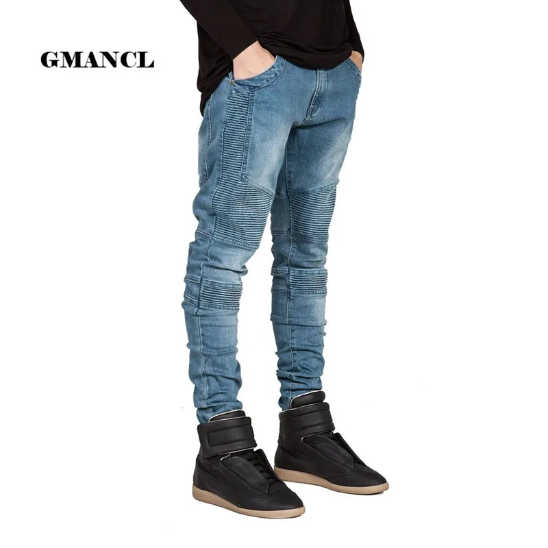 Streetwear Men Skinny Biker Jeans homme Men's fashion Motorcycle Moto Hip hop Denim Pants Joggers Runway Slim Elastic JEANS
Streetwear Men Skinny Biker Jeans homme Men's fashion Motorcycle Moto Hip hop Denim Pants Joggers Runway Slim Elastic JEANS