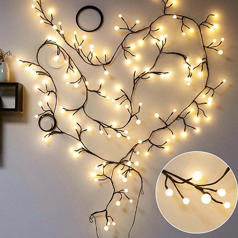 2.5M 72LED Rattan Branches String Light Holiday Waterproof Led Lights Party Wedding Christmas Decorations for Home Fairy Lights
2.5M 72LED Rattan Branches String Light Holiday Waterproof Led Lights Party Wedding Christmas Decorations for Home Fairy Lights