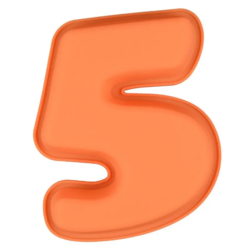 3D Номер 1 форма для льда силиконовые формы торта мыла выпечки формочки вечерние